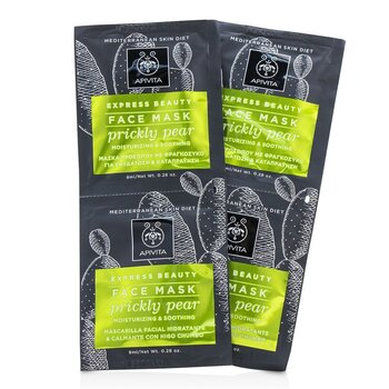 Express Beauty Face Mask with Prickly Pear (Moisturizing & Soothing)