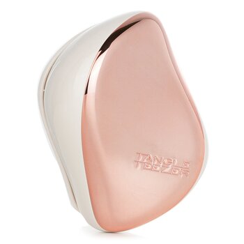 Tangle Teezer Compact Styler On-The-Go Detangling Hair Brush - # Ivory Rose Gold