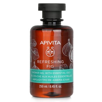 Apivita Refreshing Fig Shower Gel with Essential Oils