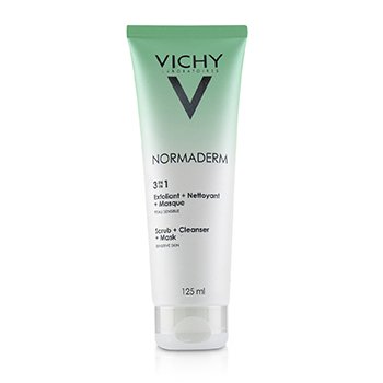 Vichy Normaderm 3 In 1 Scrub + Cleanser + Mask (For Acne Prone Skin / Sensitive Skin)