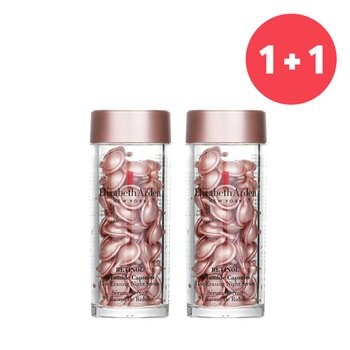 Elizabeth Arden 【1+1 Set】Ceramide Retinol Capsules - Line Erasing Night Serum