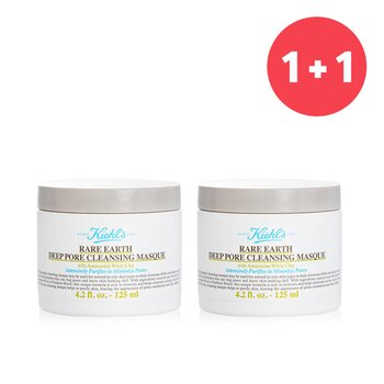 Kiehls 【1+1 Set】Rare Earth Deep Pore Cleansing Masque