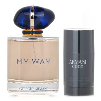 Giorgio Armani Giorgio Armani My Way Eau De Parfum Spray + Armani Code Deo Stick