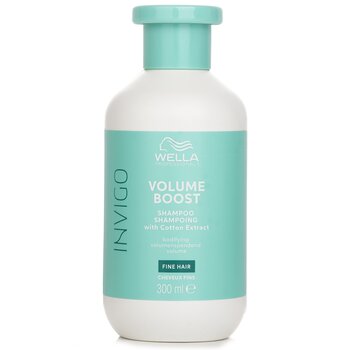 Wella Invigo Volume Boost Shampoo With Cotton Extract Fine Hair